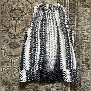 Calvin Klein black and white Halter Top